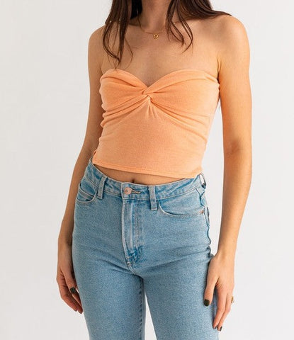 TWIST TUBE CROP TOP