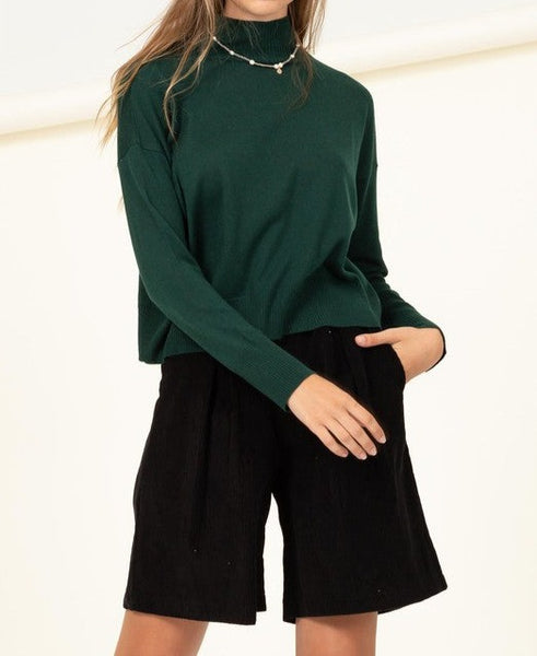 Warm Personality High-Neckline Sweater