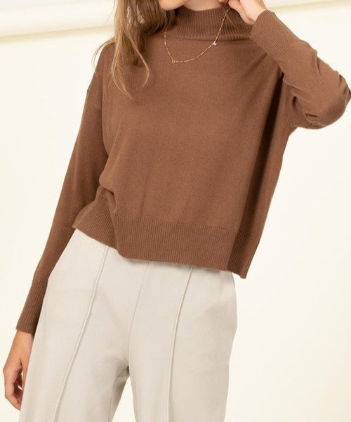 Warm Personality High-Neckline Sweater