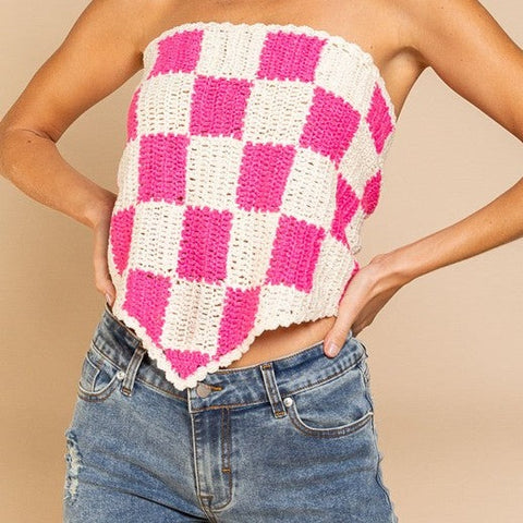 CHECKERED TOP