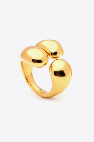 On My Mind 18K Gold Plated Open Ring